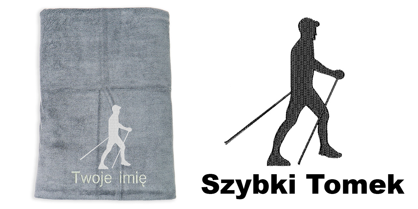 ręcznik szybkoschnący z mikrofibry dla fana nordic walking dla aktywnej mamy babci